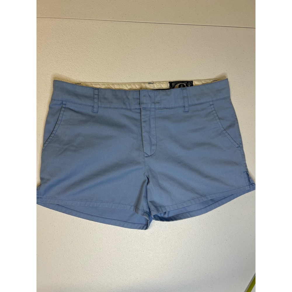 Volcom Shorts Women 5 Blue Frochickie Size 3 Short Chino Skater Casual Summer